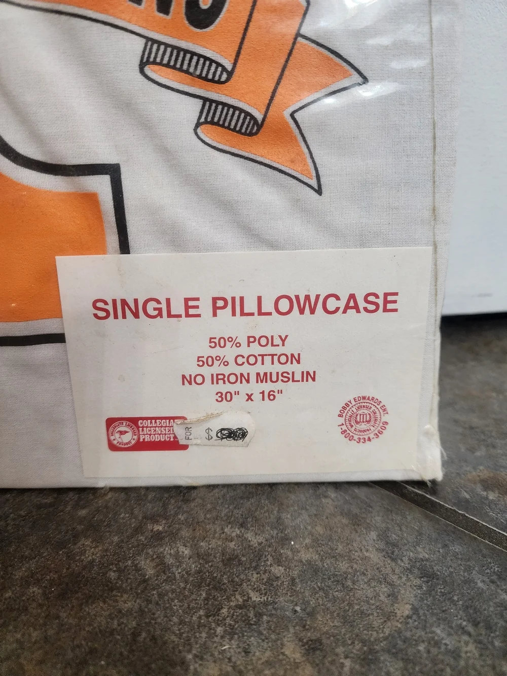 Vintage 1998 University Tennessee Volunteers National Champions Pillowcase New